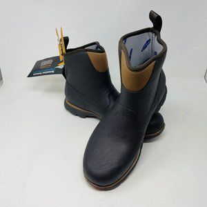 Muck Boot Mens Black Excursion Pro Rubber Waterproof Pull On Rain Boot Size 10